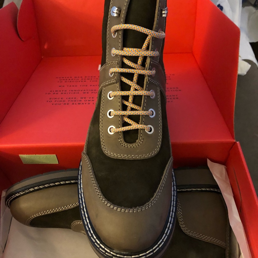 Men’s Hunter Original Commando boot khaki 11 NEW - Picture 2 of 8